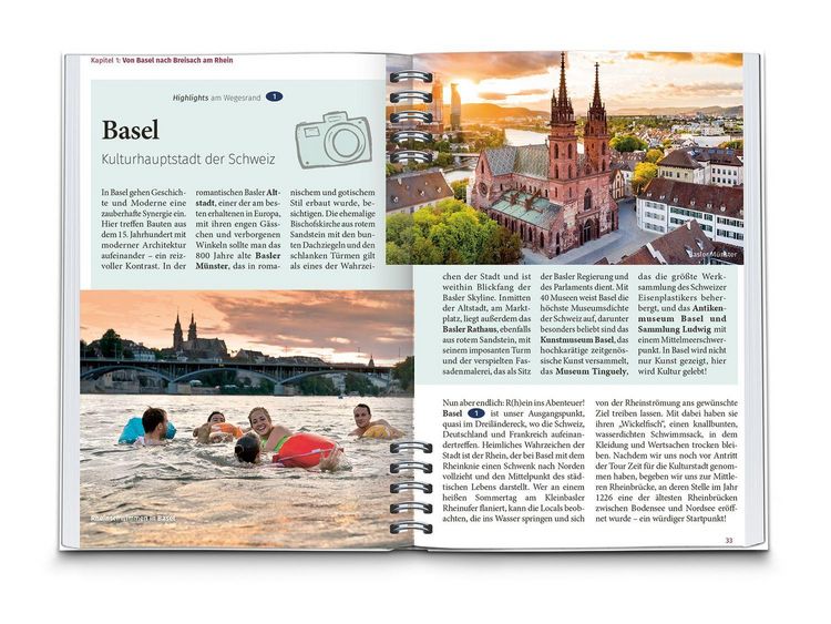Produktbild: KOMPASS Radreisef&uuml;hrer Rheinradweg