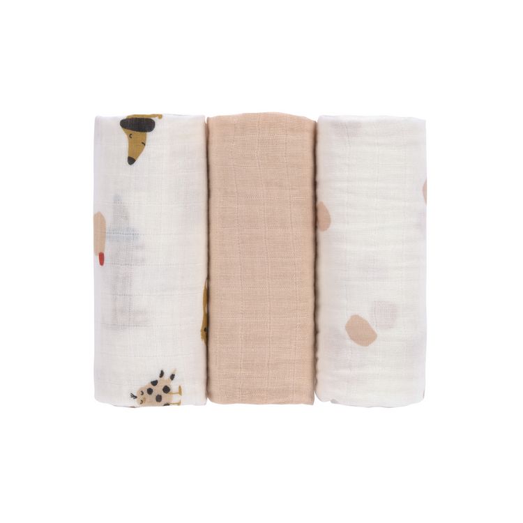 Produktbild: Swaddle & Burp Blanket M Little Mateys spicy orange