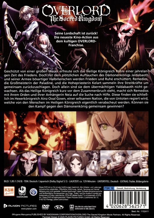 Produktbild: Overlord: The Sacred Kingdom