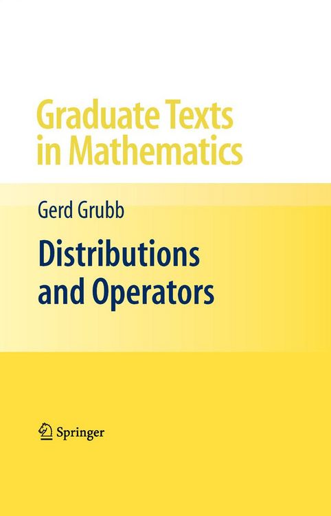 Produktbild: Distributions and Operators