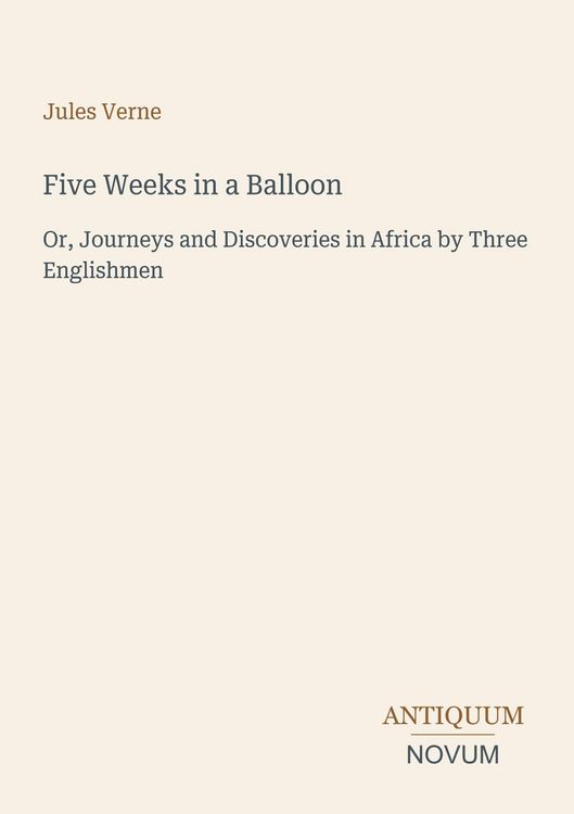 Produktbild: Five Weeks in a Balloon