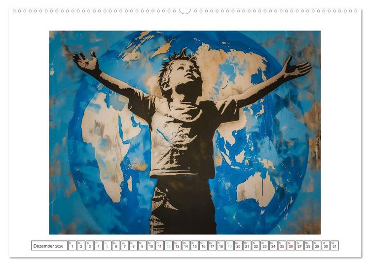 Produktbild: Die Sprache des Friedens (Wandkalender 2026 DIN A2 quer), CALVENDO Monatskalender