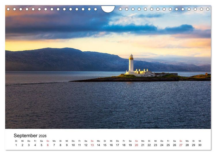Produktbild: North Coast 500 - Schottlands Traumstra&szlig;e (Wandkalender 2026 DIN A4 quer), CALVENDO Monatskalender