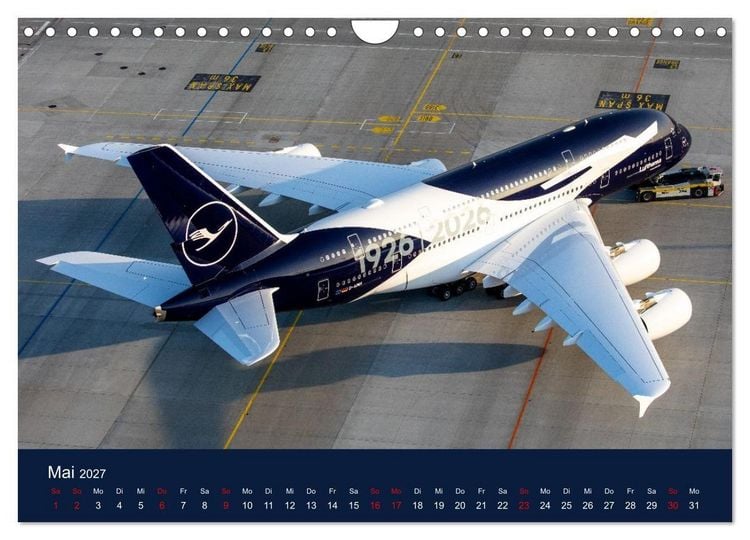 Produktbild: Lufthansa 100 Years (Wandkalender 2027 DIN A4 quer), CALVENDO Monatskalender