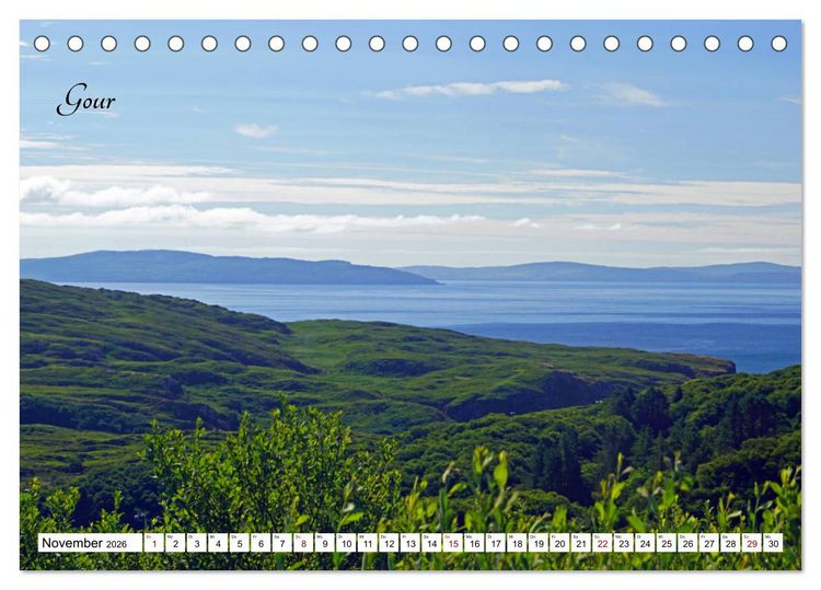 Produktbild: Irische Landschaften - Rund um die gr&uuml;ne Insel (Tischkalender 2026 DIN A5 quer), CALVENDO Monatskalender