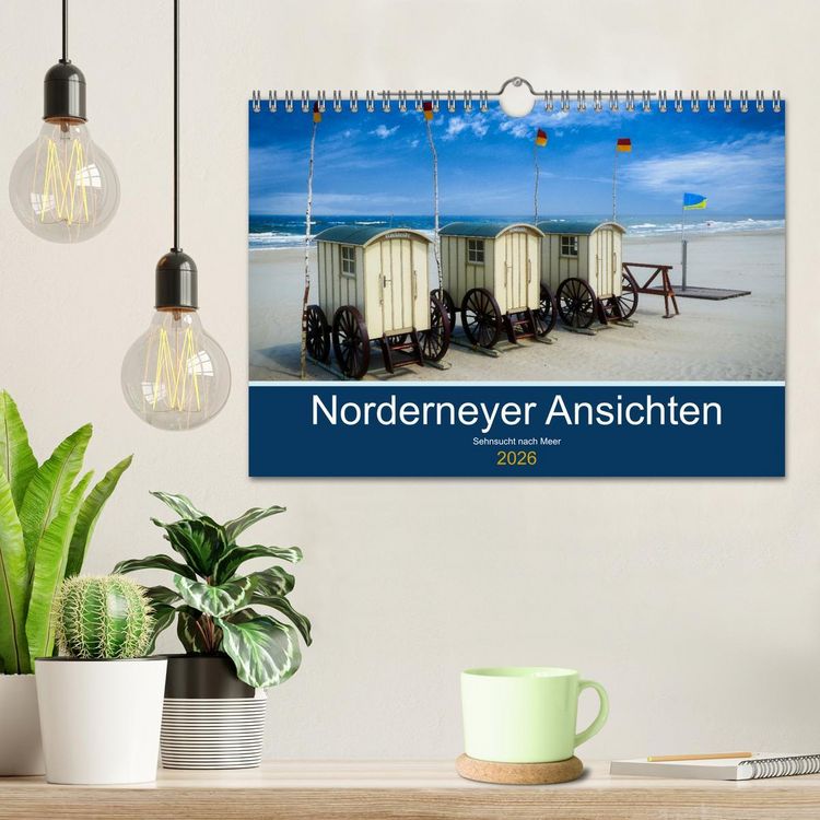 Produktbild: Norderneyer Ansichten (Wandkalender 2026 DIN A4 quer), CALVENDO Monatskalender