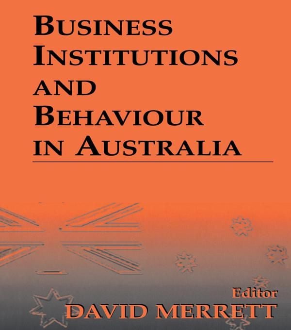 Produktbild: Business Institutions and Behaviour in Australia