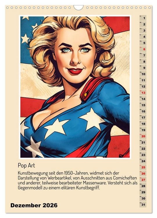 Produktbild: Kunststile der Moderne in Darstellungen von Frauen (Wandkalender 2026 DIN A3 hoch), CALVENDO Monatskalender