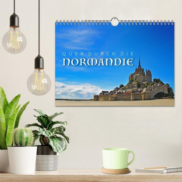 Produktbild: Quer durch die Normandie (Wandkalender 2027 DIN A4 quer), CALVENDO Monatskalender