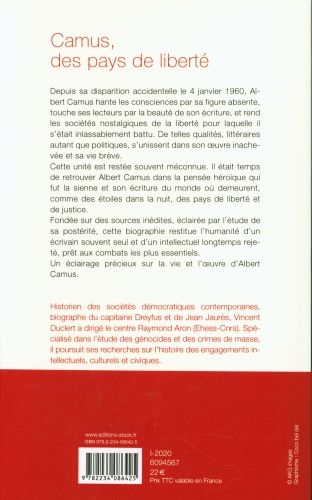 Produktbild: Camus, des pays de libert&eacute;