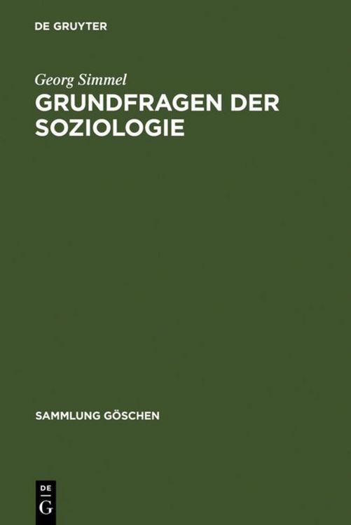 Produktbild: Grundfragen der Soziologie