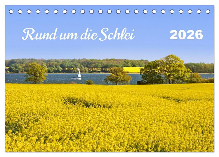 Produktbild: Rund um die Schlei (Tischkalender 2026 DIN A5 quer), CALVENDO Monatskalender