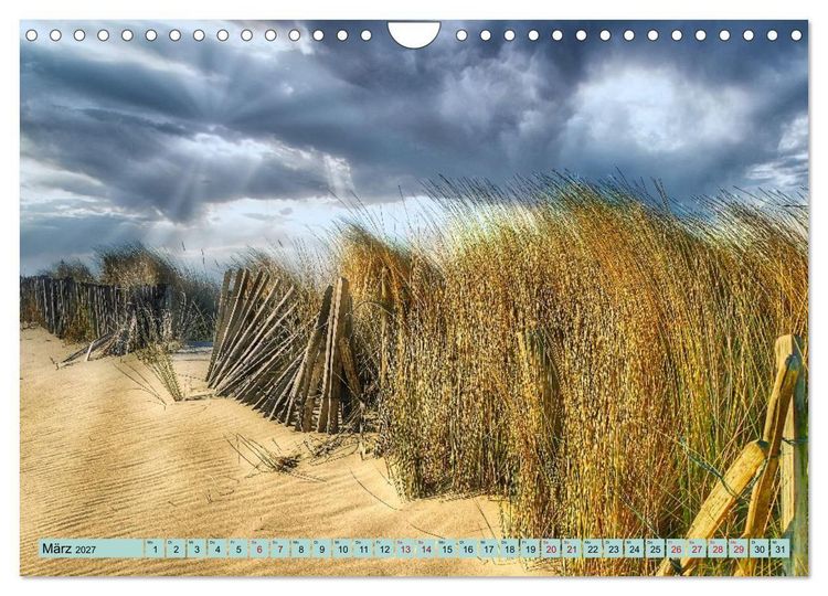 Produktbild: Magische K&uuml;ste Zeeland (Wandkalender 2027 DIN A4 quer), CALVENDO Monatskalender