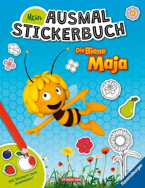 Produktbild: Mein Ausmalstickerbuch: Die Biene Maja