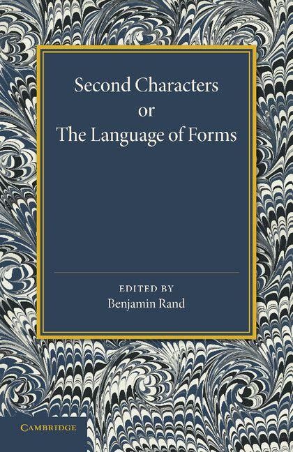 Produktbild: Second Characters or the Language of Forms