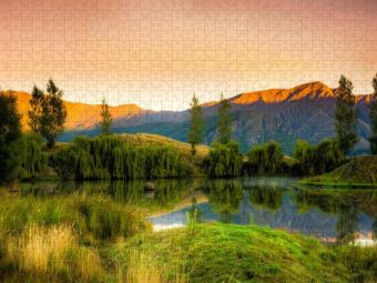 Produktbild: CALVENDO Puzzle Ein Motiv aus dem Kalender Neuseeland. Traumhafte Naturlandschaften | 1000 Teile Lege-Gr&ouml;&szlig;e 64x48cm Foto-Puzzle f&uuml;r gl&uuml;ckliche Stunden