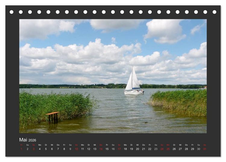 Produktbild: Masurische Augenblicke (Tischkalender 2026 DIN A5 quer), CALVENDO Monatskalender