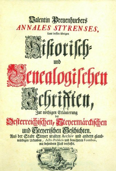 Produktbild: Annales Styrenses. Samt dessen &uuml;brigen historisch- und genealogischen Schriften / Annales Styrenses. Samt dessen &uuml;brigen historisch- und genealogischen Schriften