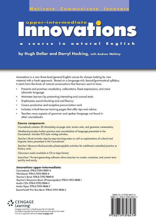 Produktbild: Innovations Upper-Intermediate