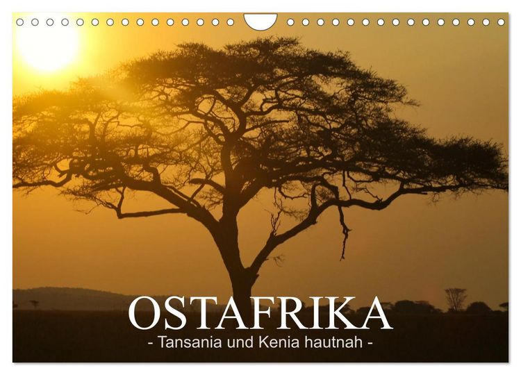Produktbild: Ostafrika - Tansania und Kenia hautnah (Wandkalender 2026 DIN A4 quer), CALVENDO Monatskalender