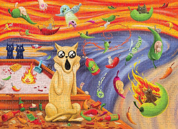 Produktbild: Exploding Kittens Puzzle: Spicy Scream