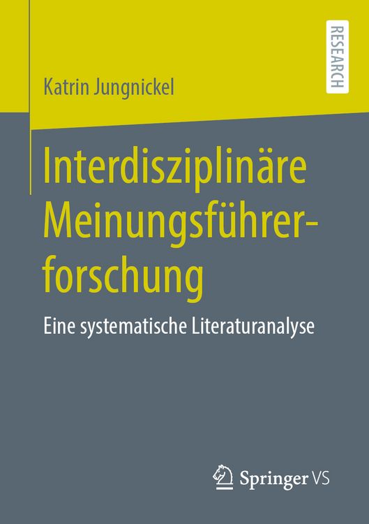 Produktbild: Interdisziplin&auml;re Meinungsf&uuml;hrerforschung