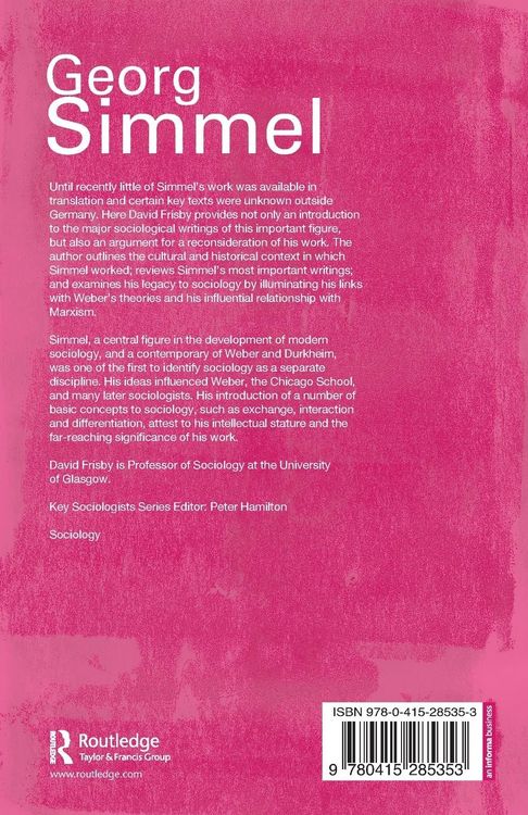 Produktbild: Georg Simmel