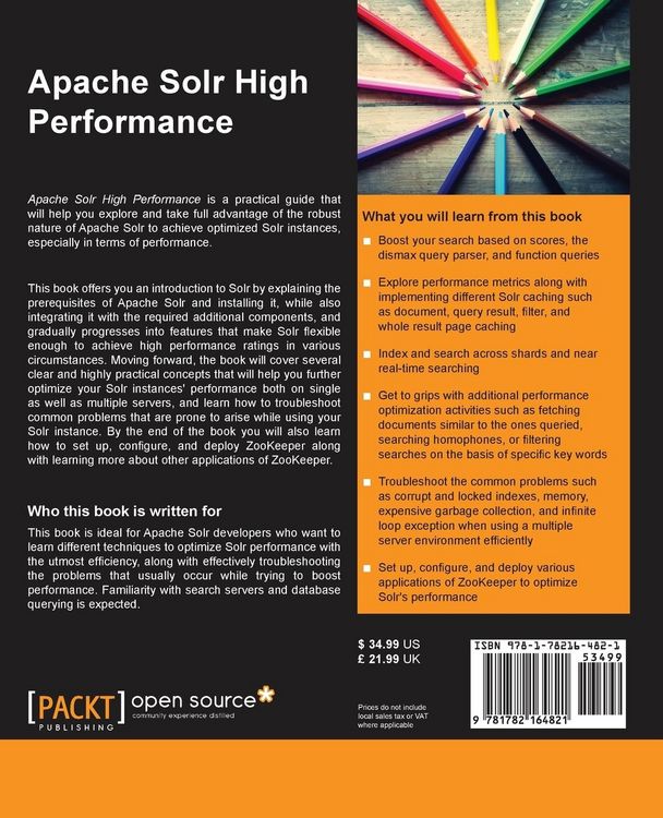 Produktbild: Apache Solr High Performance
