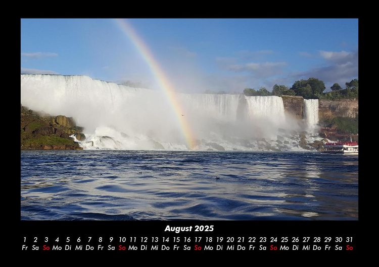 Produktbild: Wasserf&auml;lle 2025 Fotokalender DIN A3