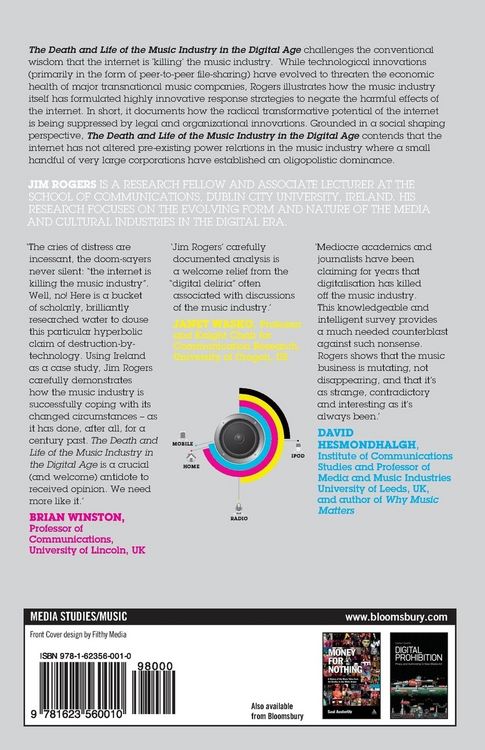 Produktbild: The Death and Life of the Music Industry in the Digital Age