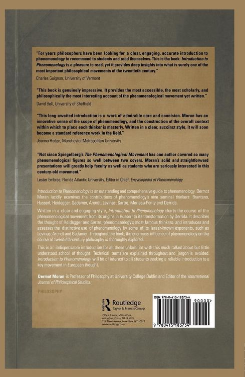 Produktbild: Introduction to Phenomenology