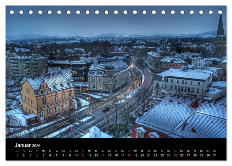 Produktbild: 365 Tage Herford (Tischkalender 2026 DIN A5 quer), CALVENDO Monatskalender