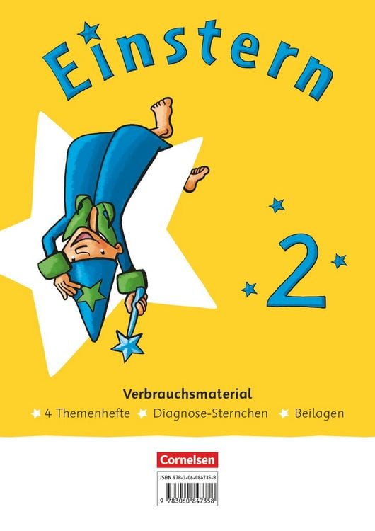 Einstern Mathematik 2. Themenhefte 1-4. Diagnoseheft und Kartonbeilagen im Paket