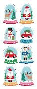 Produktbild: W-Sticker - Schneekugeln