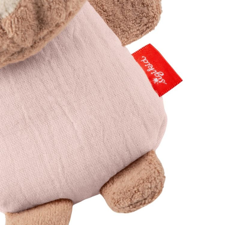 Produktbild: Sigikid 31263 - Knister-Greifling B&auml;r mit Rassel, braun/rosa, 14 cm, Musselin/Teddystoff, sigibaby