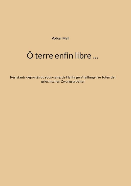 Produktbild: &Ocirc; terre enfin libre ...