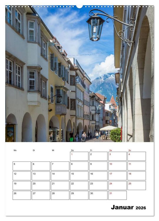 Produktbild: MERAN Terminplaner (hochwertiger Premium Wandkalender 2026 DIN A2 hoch), Kunstdruck in Hochglanz