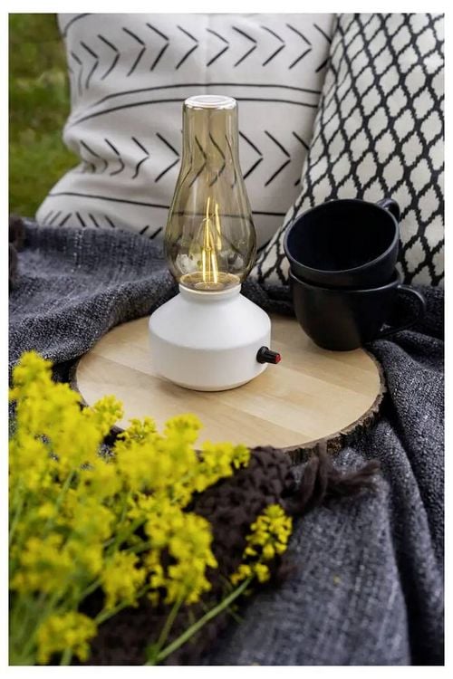 Produktbild: Konstsmide 4130-205 Akku-Tischlampe Warmwei&szlig; Wei&szlig;