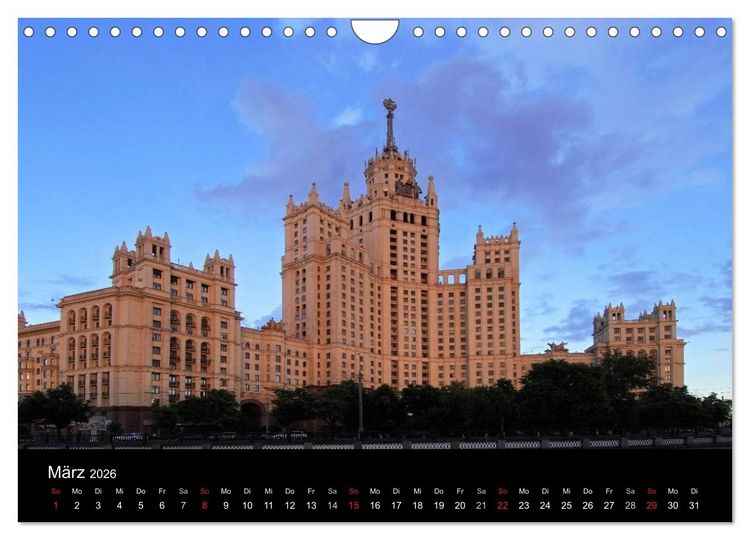 Produktbild: Moskau (Wandkalender 2026 DIN A4 quer), CALVENDO Monatskalender