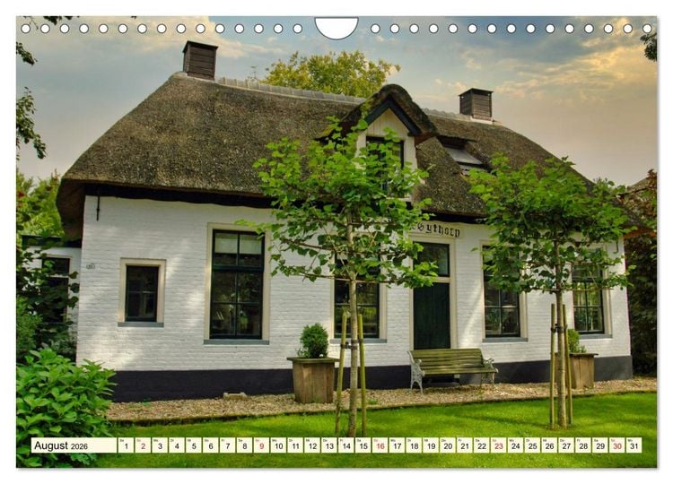 Produktbild: Idyllische Reetdachh&auml;user (Wandkalender 2026 DIN A4 quer), CALVENDO Monatskalender