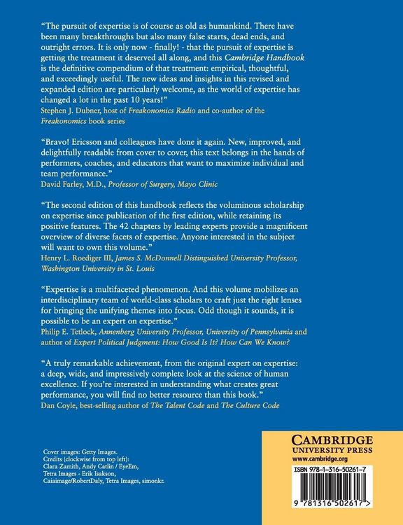 Produktbild: The Cambridge Handbook of Expertise and Expert Performance