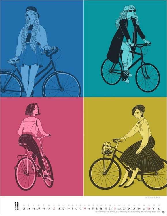 Produktbild: Bike Art Posterkalender 2027