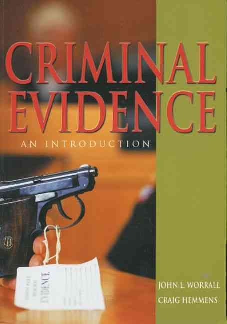 Produktbild: Criminal Evidence: An Introduction