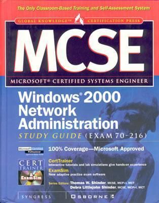 Produktbild: MCSE Windows 2000 Network Administration Study Guide (Exam 70-216) (Book/CD-ROM)