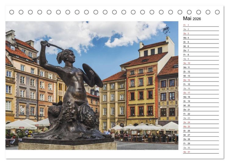 Produktbild: Polen &ndash; Zeit f&uuml;r Entdeckungen (Tischkalender 2026 DIN A5 quer), CALVENDO Monatskalender