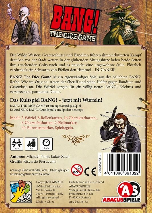 Produktbild: BANG! The Dice Game