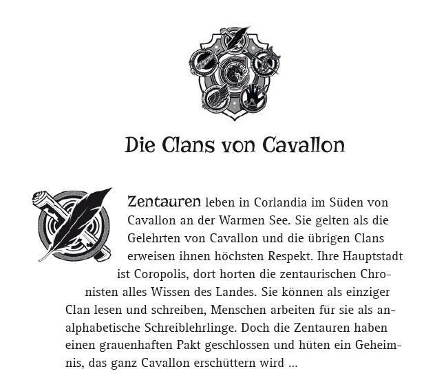 Produktbild: Clans von Cavallon (1). Der Zorn des Pegasus