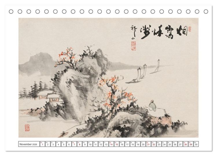 Produktbild: Yoshitsugu Haizan (Tischkalender 2026 DIN A5 quer), CALVENDO Monatskalender