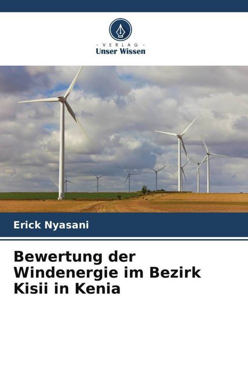 Produktbild: Bewertung der Windenergie im Bezirk Kisii in Kenia