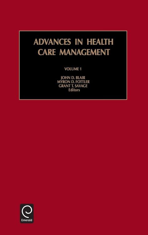 Produktbild: Advances in Health Care Management